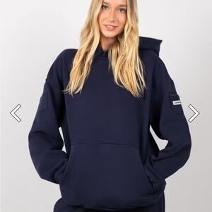 NEW Comfrt Essentials Hoodie Navy Small